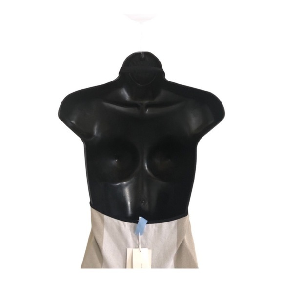 Zara contour collection gray colorblock‎ open back halter stretch jumpsuit M/L - Picture 10 of 14